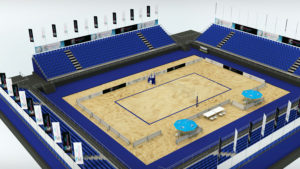 Volleyball Beach Sand Court Stadium